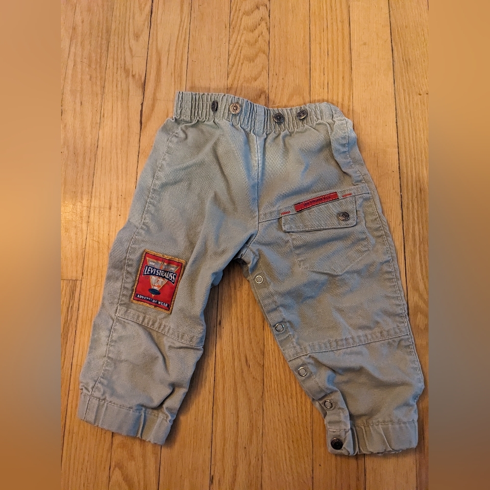 90's Vintage Levi's Toddler Little Adventurer Cargo Jogger Pants